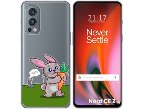 Carcasa OnePlus Nord 2 5G TUMUNDOSMARTPHONE Conejo Multicolor