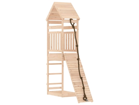 Multi-Actividades VIDAXL con pared de escalada madera maciza pino (Edad Mínima Recomendada: 4 años)
