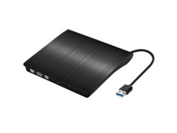 Unidad de CD externa portátil USB 3.0 de alta velocidad, grabadora de DVD/CD ROM, Plug and Play, chrui