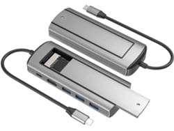 Qur 1 Unidad, Estación De Acoplamiento Usb C Para Ssd M.2 6 En 1