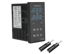 Controlador digital de temperatura CA 220V 10A con modos de calefacción y refrigeración.