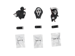 Juego de 3 piezas de decoración para coche con forma de calavera, perfumado, regalo de Halloween