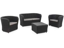 Tresillo nova confort grafito  conjunto