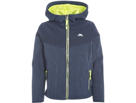 Abrigo Polar Unisex TRESPASS Bieber Azul para Montaña (3 - 4 Años)