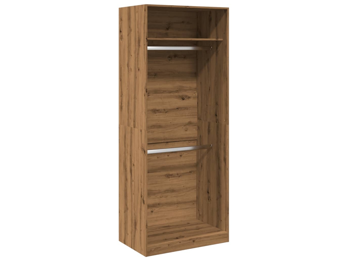 Armario artesanal de roble Maison Exclusive en derivados de la madera, 80x50x200 cm