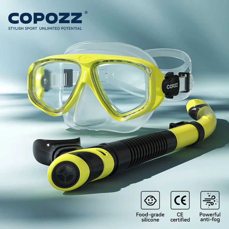 Máscara de buceo profesional MDUG (transparente)
