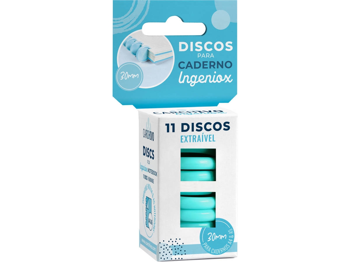Discos para Cuadernos INGENIOX Verde