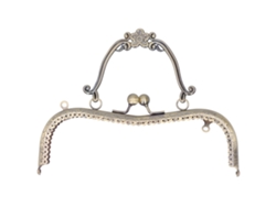 Marco De Metal Retro Para Cartera Con Cierre De Broche, 20,5 Cm, Bronce, Para Bolsos Hechos A Mano.