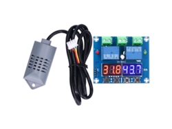 Módulo De Controle De Temperatura E Umidade Termômetro Higrômetro Digital Xhm452 Dc12v