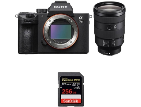 Kit Cámara SONY ALPHA 7 III FE 24-105 mm f/4 G OSS + SanDisk 256 GB (Full-Frame)