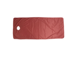 MEOIRUERY Sábana para Mesa de Masajes con Agujero Marrón Camel Spa y Salón de Belleza Cubierta Cálida y Gruesa de Felpa Corta