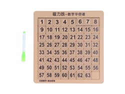 2026-juego De Números Consecutivos Tablero Magnético Para Dibujo Juguete De Puzzle Infantil Mesa Marrón