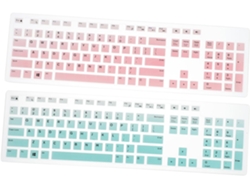 Protege Tu Teclado Kb216d, Km636 Y Kb216t Con Este Paquete De 2 Láminas De Silicona Antipolvo.