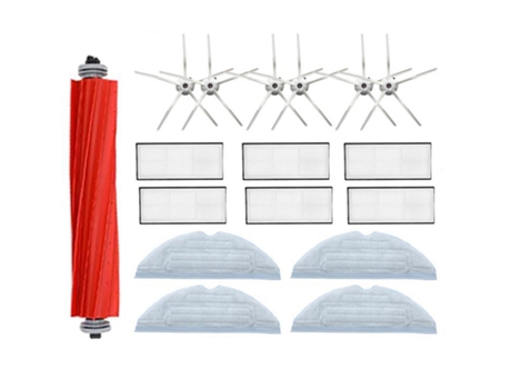Rollo de cepillo lateral, paños de fregona con filtro Hepa para Xiaomi T7 T7 Plus S7, accesorios para aspiradoras Roborock
