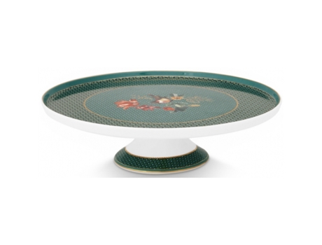 Plato para Tarta PIP STUDIO Winter Wonderland Verde 21cm
