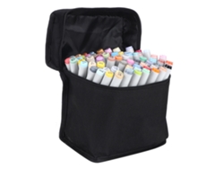 TRUYUETY Marcador de Doble Punta con 72 Colores, Rotulador para Dibujo y Diseño Industrial, Juego de Marcadores al Alcohol