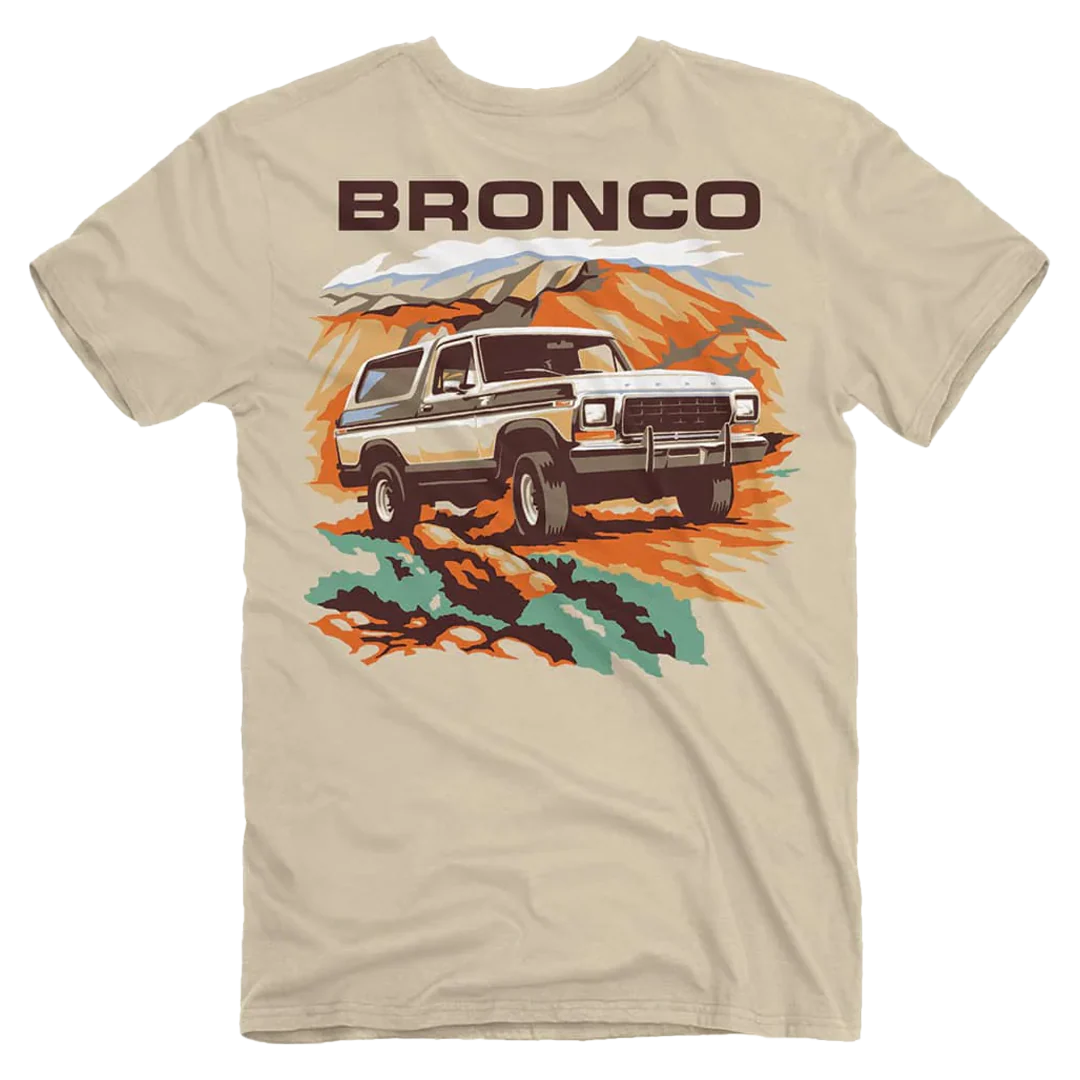 Ford Bronco - High Desert T-shirt Unisex Rockinstone Size:xxxl