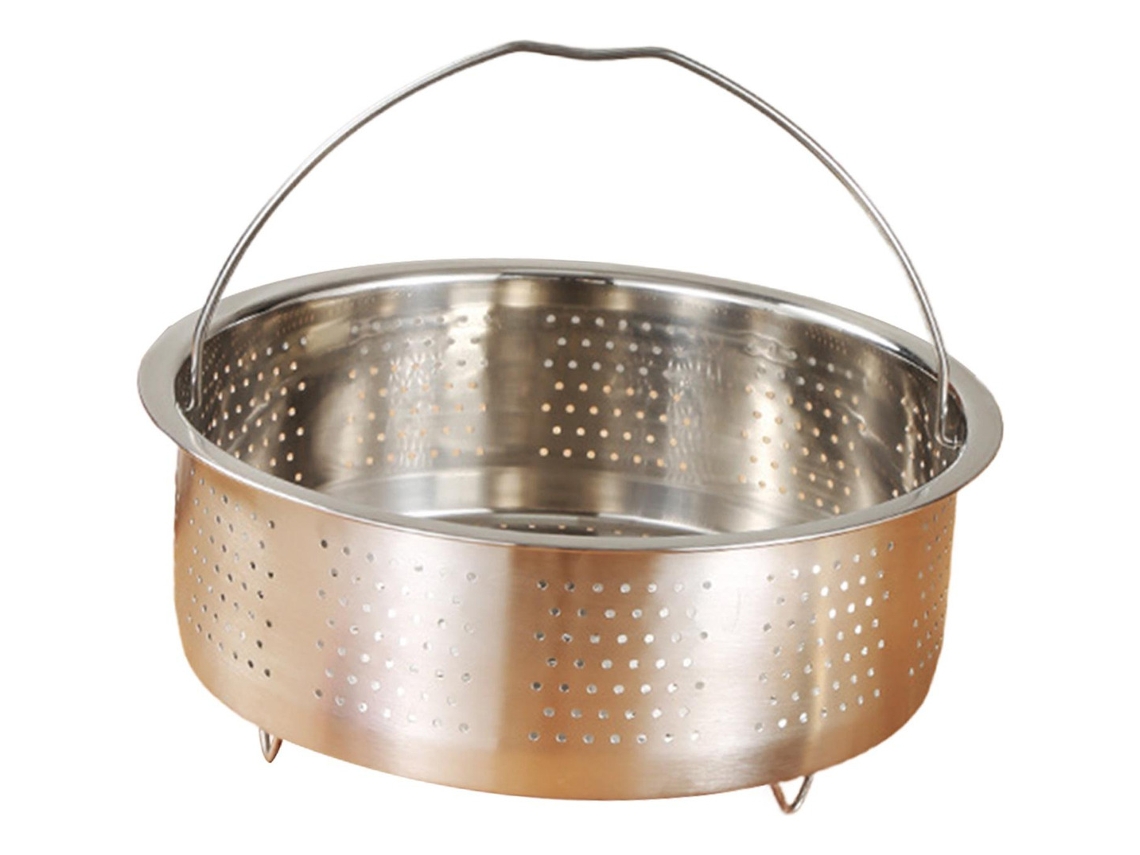 Cesta vaporera de verduras de acero inoxidable Slowmoose, 22 x 9,5 cm