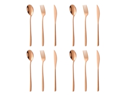 Juego de Cubiertos de 12 Piezas - Cuchillos, Tenedores y Cucharas para 4 Personas TRUYUETY