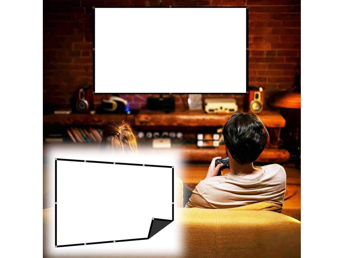 Pantalla De Proyección De 60 Pulgadas/72 Pulgadas: Pantalla De Proyección Para Exteriores 4:3/16:9 Hd,