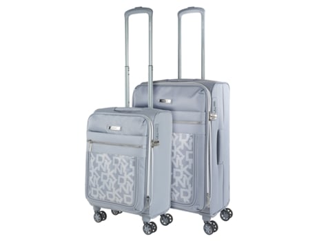 Juego De Maletas Semi-Rígidas Eva DKNY DKNY-624 After Hours storm grey logo print (41X68x26 Cm - 59,5L)