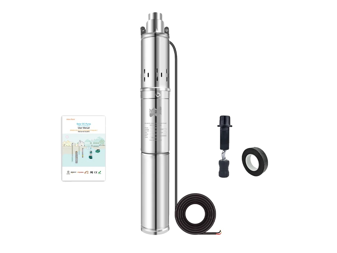 Bomba de pozo profundo OEM de alto caudal, voltaje estable, 750 W (sin tamaño)