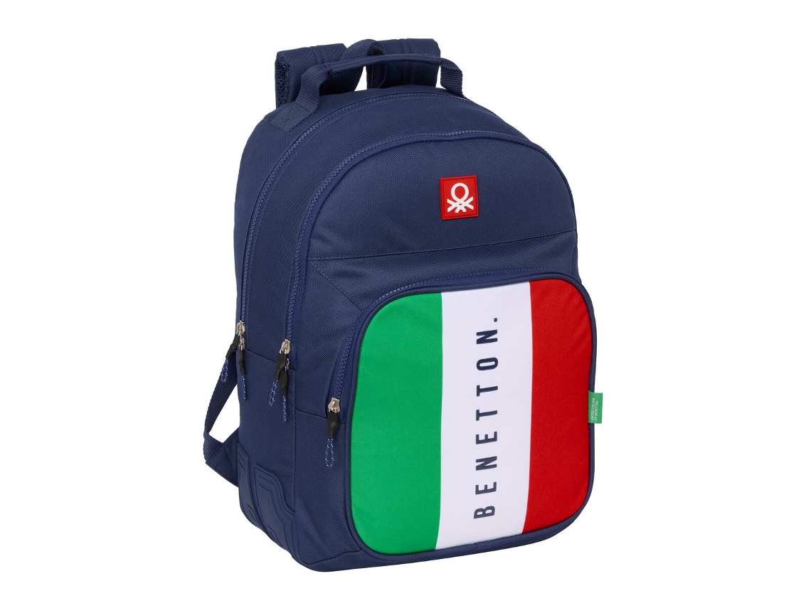 Mochila Doble BENETTON Flag (15 x 32 x 42 cm)
