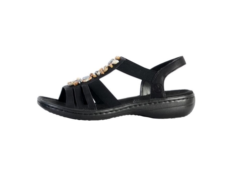 Sandalias de Mujer RIEKER Negro (36)