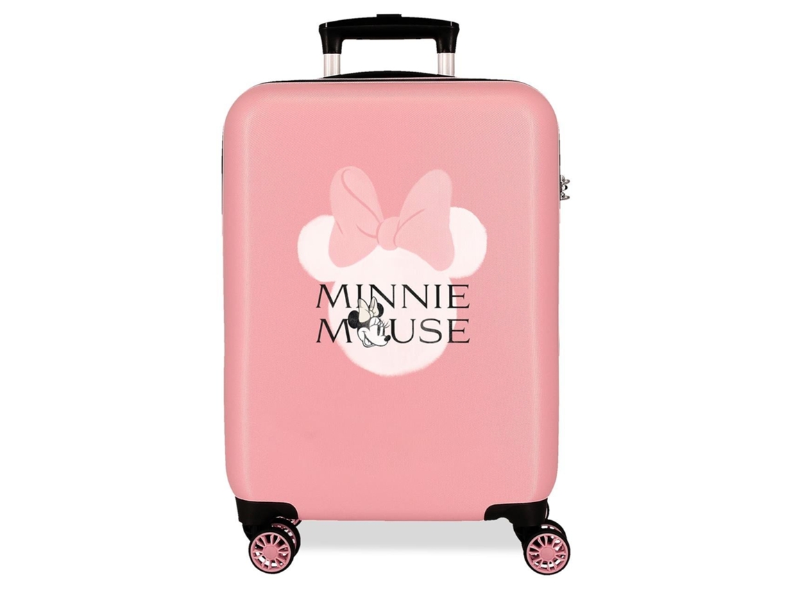 Disney Maleta De Cabina Abs Rígida Minnie Heads Rosa