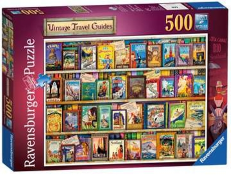 Puzzle RAVENSBURGER Vintage Travel Guides rompecabezas 500 pieza(s) Otro