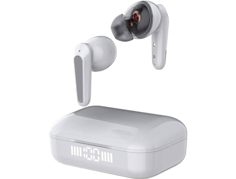 Auriculares Bluetooth True Wireless CHRONUS F100819 (In Ear - Micrófono - Noise Cancelling - Blanco)