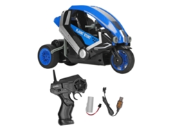 2026-moto De Derrape Rc 1:8 De Alta Velocidad, Moto De Stunt Control Remoto Eléctrica Para Niños Al Aire Libre Azul