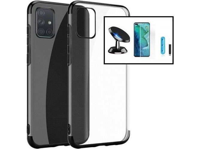 Funda + Protector + Soporte Huawei P40 Pro SlimArmor (Negro)