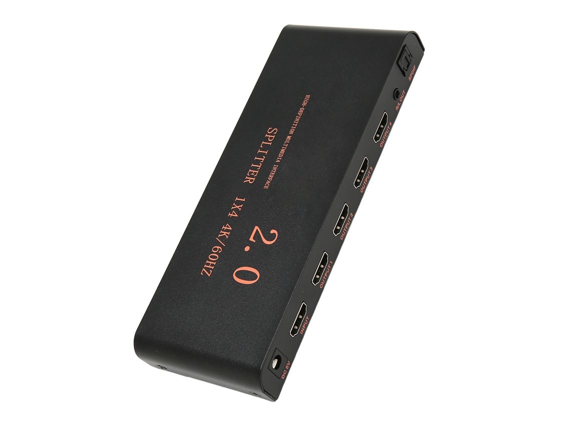 Divisor Hdmi 1x4, 1 Entrada, 4 Salidas, Full Hd, 3d, Distribuidor Av, Tv, Dvd, Proyector, Enchufe Australiano, 100-240 V.