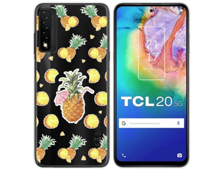 Carcasa TCL 20 5G TUMUNDOSMARTPHONE Dibujos Transparente Multicolor