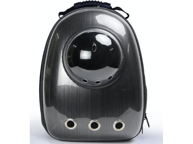 Transportín para Perros LUBI Portátil (Negro - 12.6x11.5x16.5cm - Hasta: 7 Kg - S - Porte Pequeño)