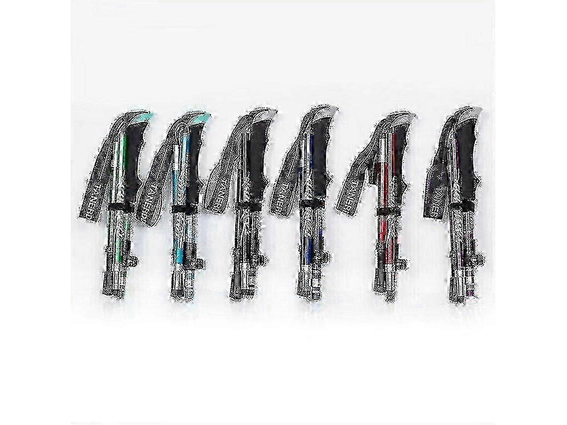 Bastones de trekking plegables Naturehike de 5 niveles para senderismo, resistentes a los golpes
