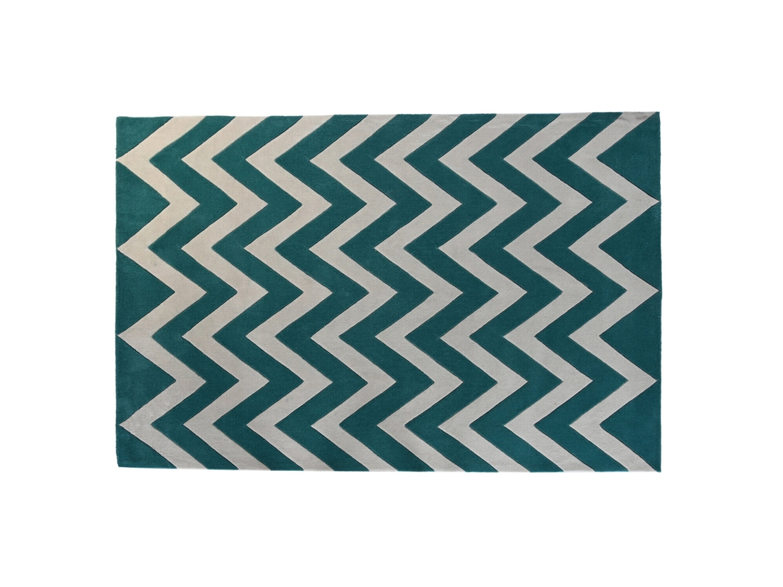 Alfombra Poliester 1800 Gsm Zigzag 160x230x2cm