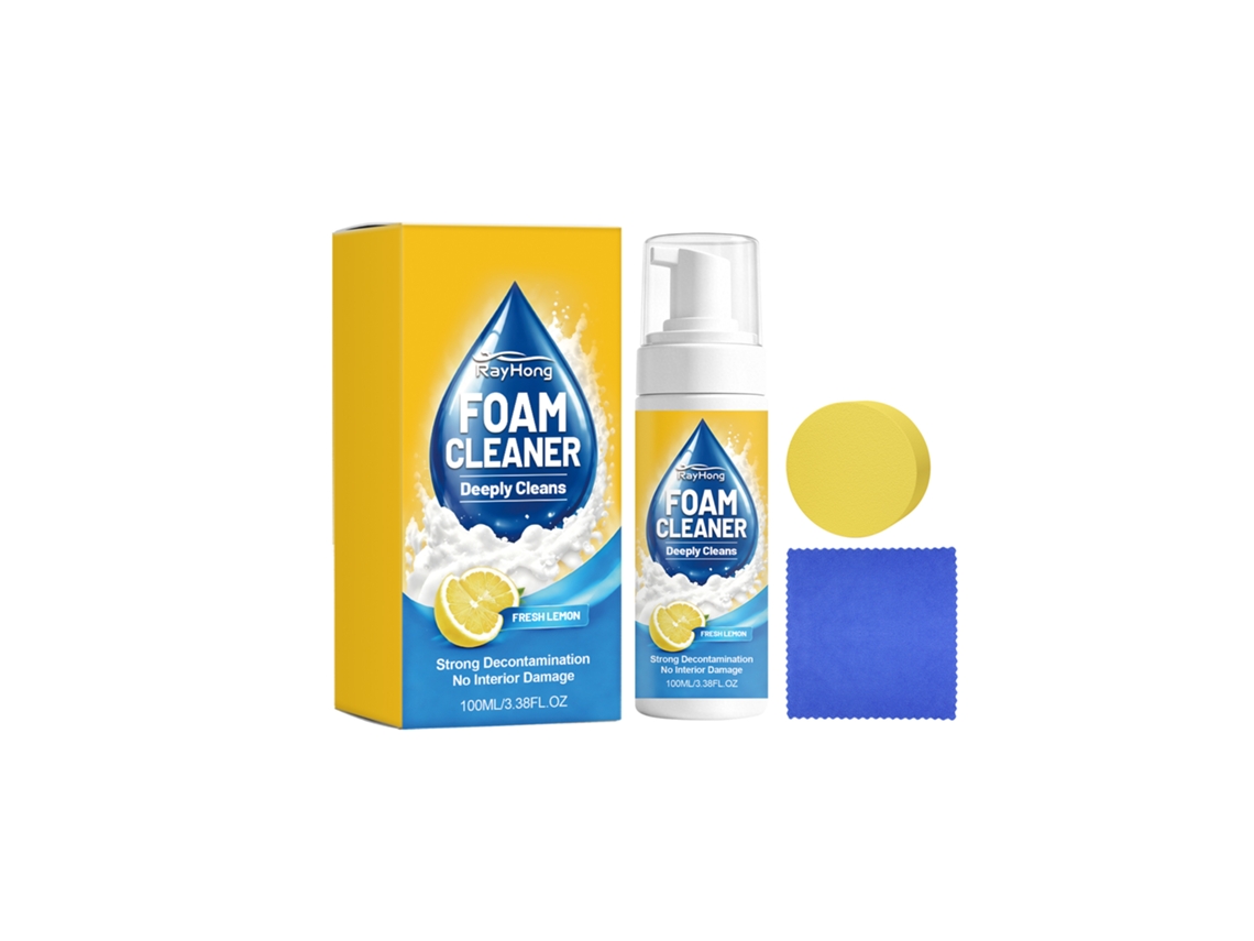 Kit de limpieza de espuma para cuero de coche Rayhong