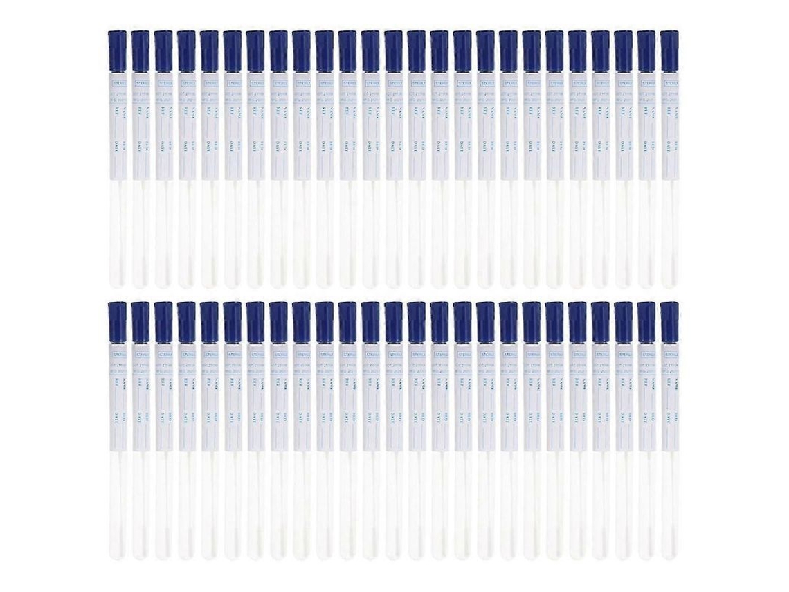 50 Hisopos Nasofaríngeos Desechables, Esterilizados, 17,5 Cm