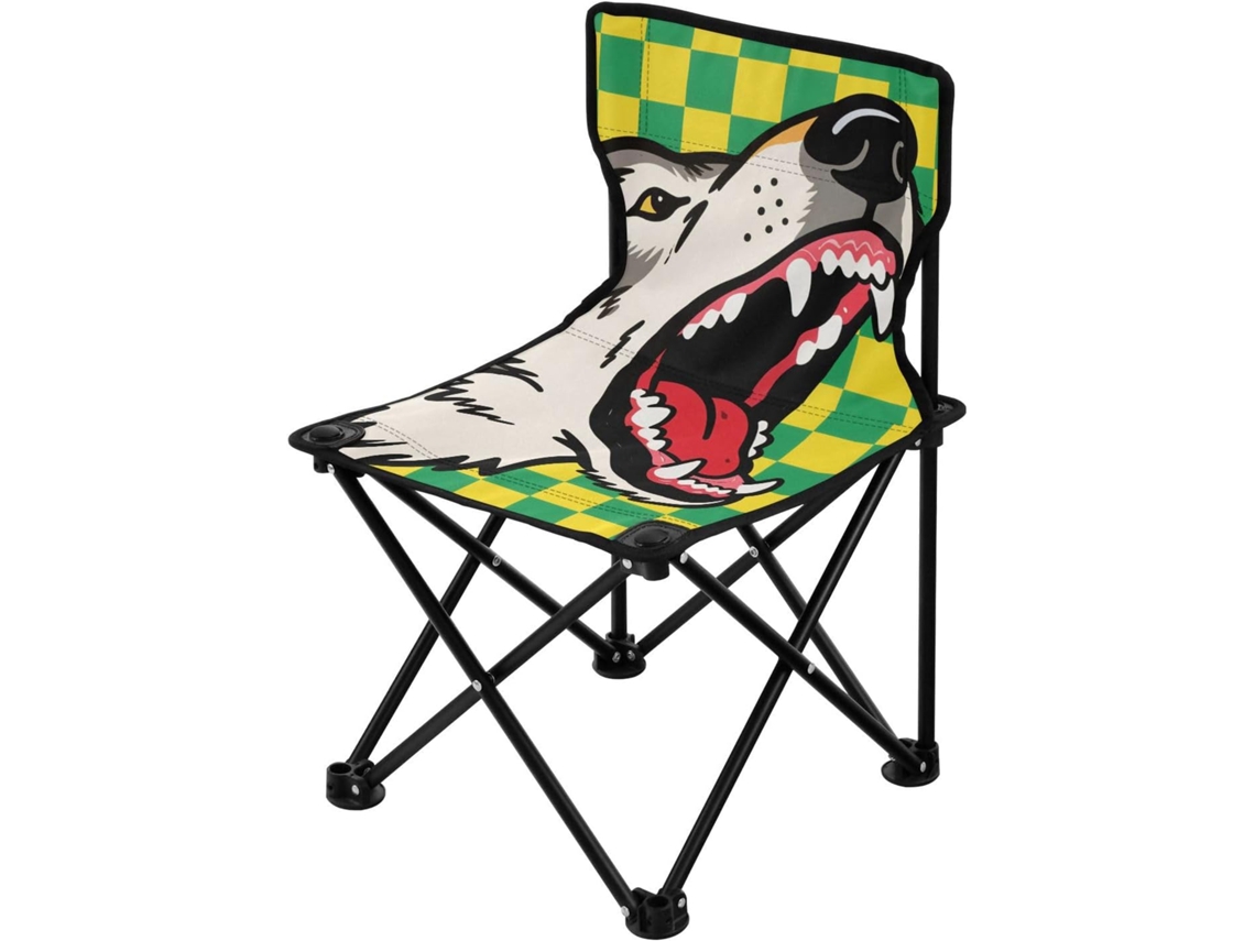Silla De Camping Portátil Ultraligera Nailon Transpirable Resistente Duradera