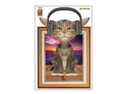 Adhesivo Decorativo De Pared Removible Con Gato Y Teléfono Para El Hogar Y La Oficina (hazlo Tú Mismo)