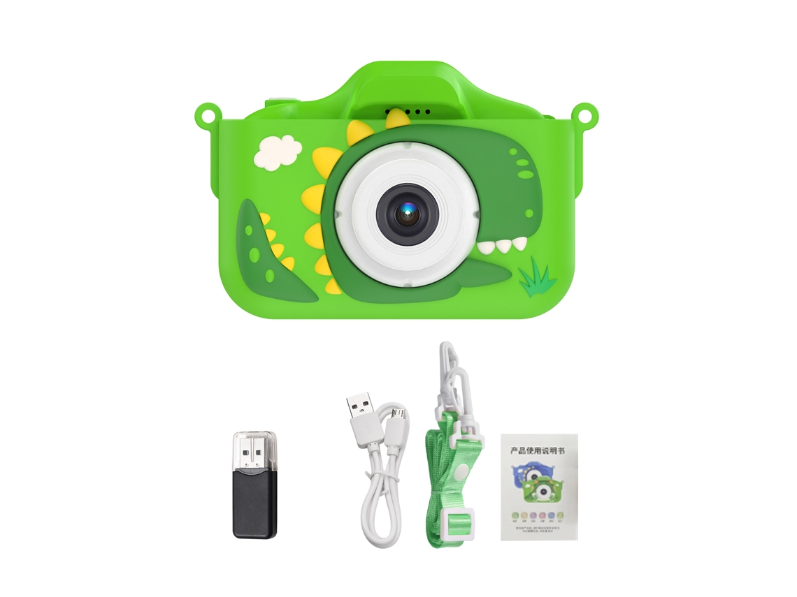 Cámara Digital Para Niños 1080p Dual Lente 2.0'' Ips 48m Juegos Con Correa Tarjeta 32gb Regalo De Cumpleaños Navidad Niños Niñas