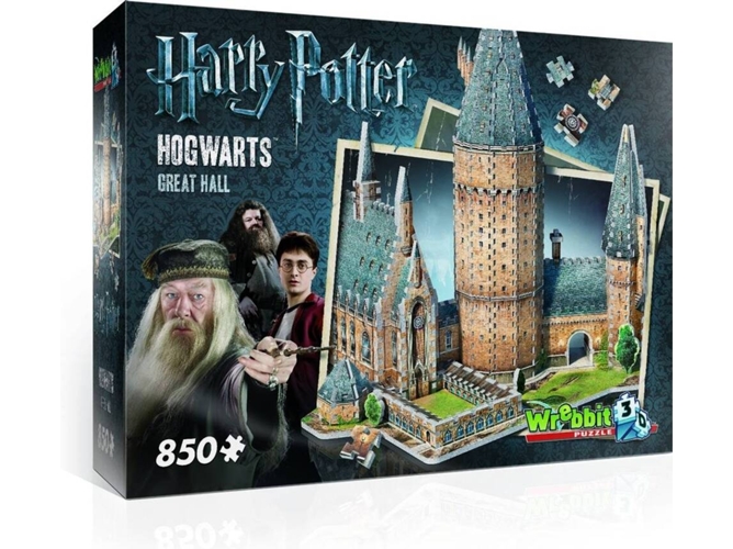 Puzzle 3D HARRY POTTER Great Hall (Edad Mínima: 12 - 850 Piezas)