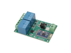 Módulo de relé de 2 canales con Bluetooth, control remoto mediante aplicación, indicador luminoso, 5 V CC.