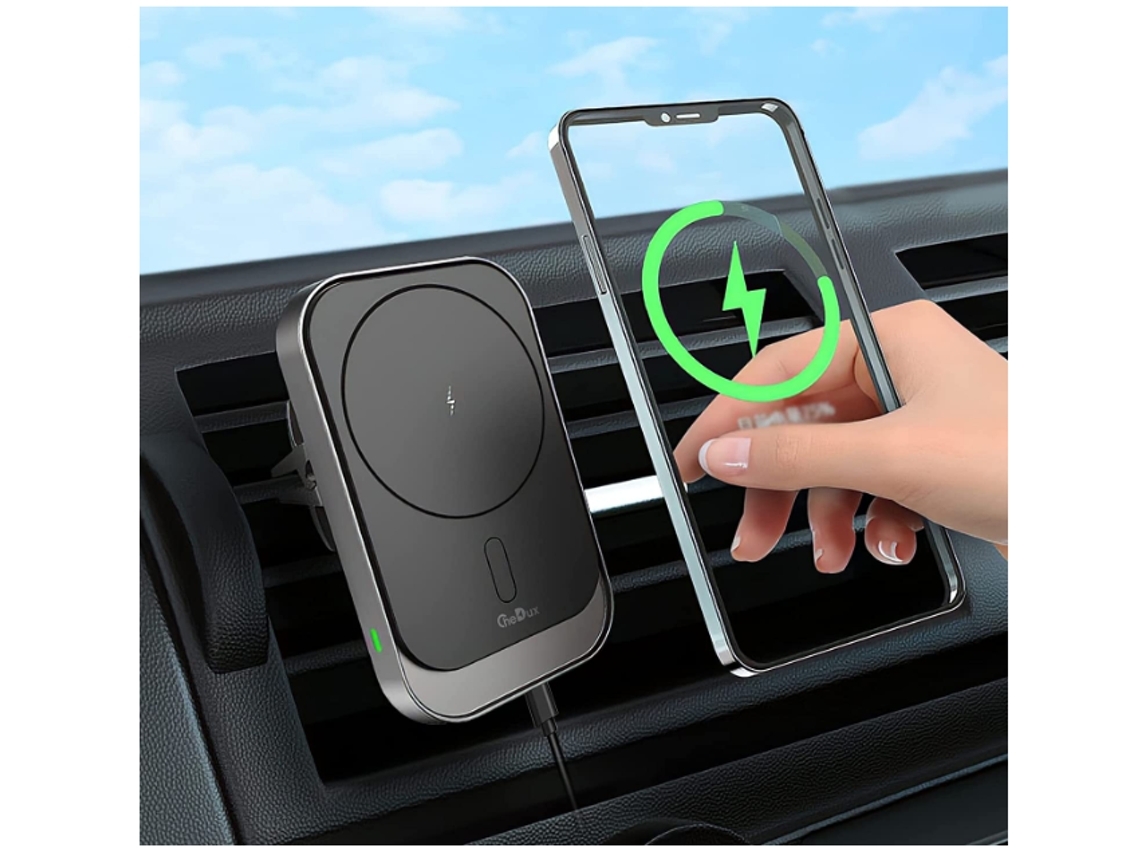Cargador Carro Sem Android Ios Magsafe YIZHOOD Negro