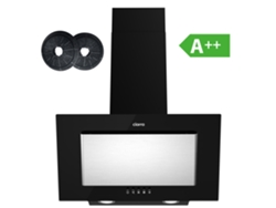 Campana de Pared CIARRA CD6736DB (370m3/h - 60 cm - Negro)