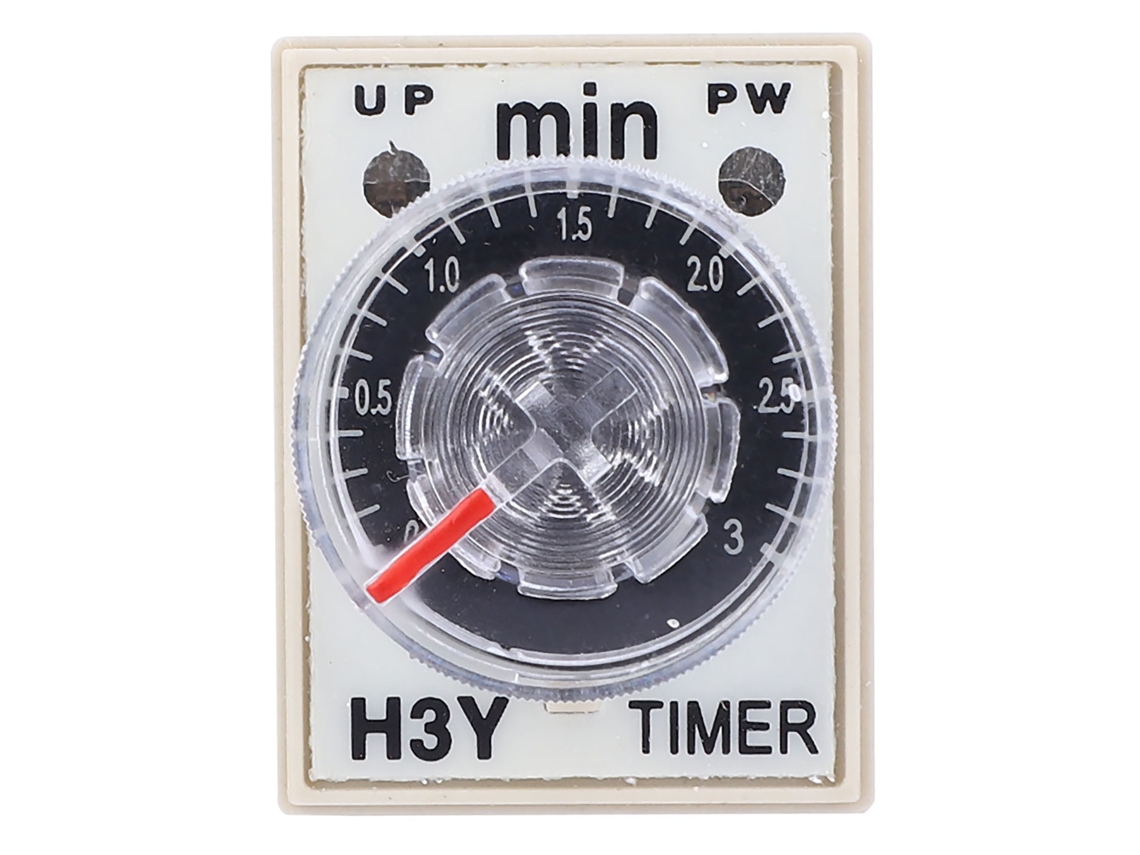 Relé De Retardo De Tiempo H3y-2 0-3m 8 Pines 24v Para Control Automático