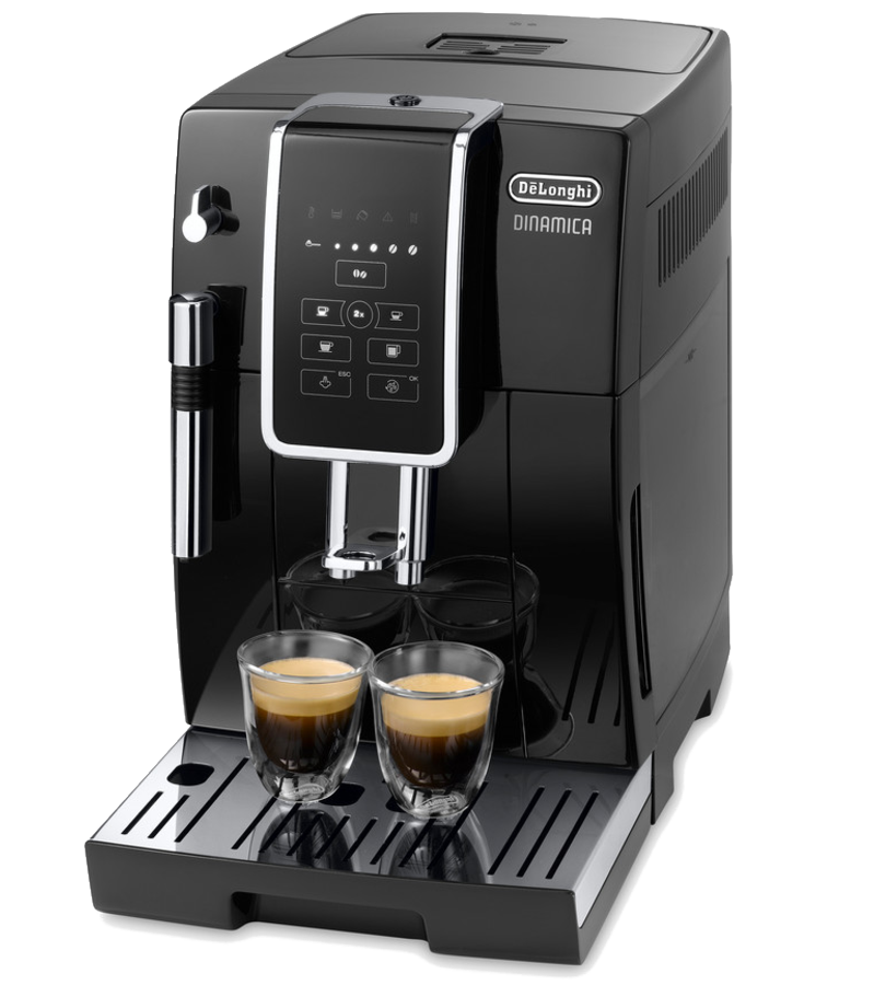 Cafetera DELONGHI Dinamica ECAM350.15.B (15 bar - 13 Niveles de molienda)