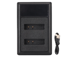 Cargador De Batería Usb Doble Para Baterías De Iones De Litio Olympus Tg5 Tg4 Sp100 Tg3 Sh1 Sh2 Sh3 Sh50 Sh60 90b Db110